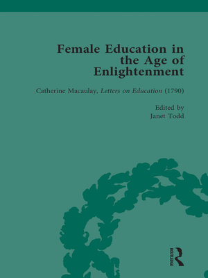 cover image of Female Education in the Age of Enlightenment, vol 3